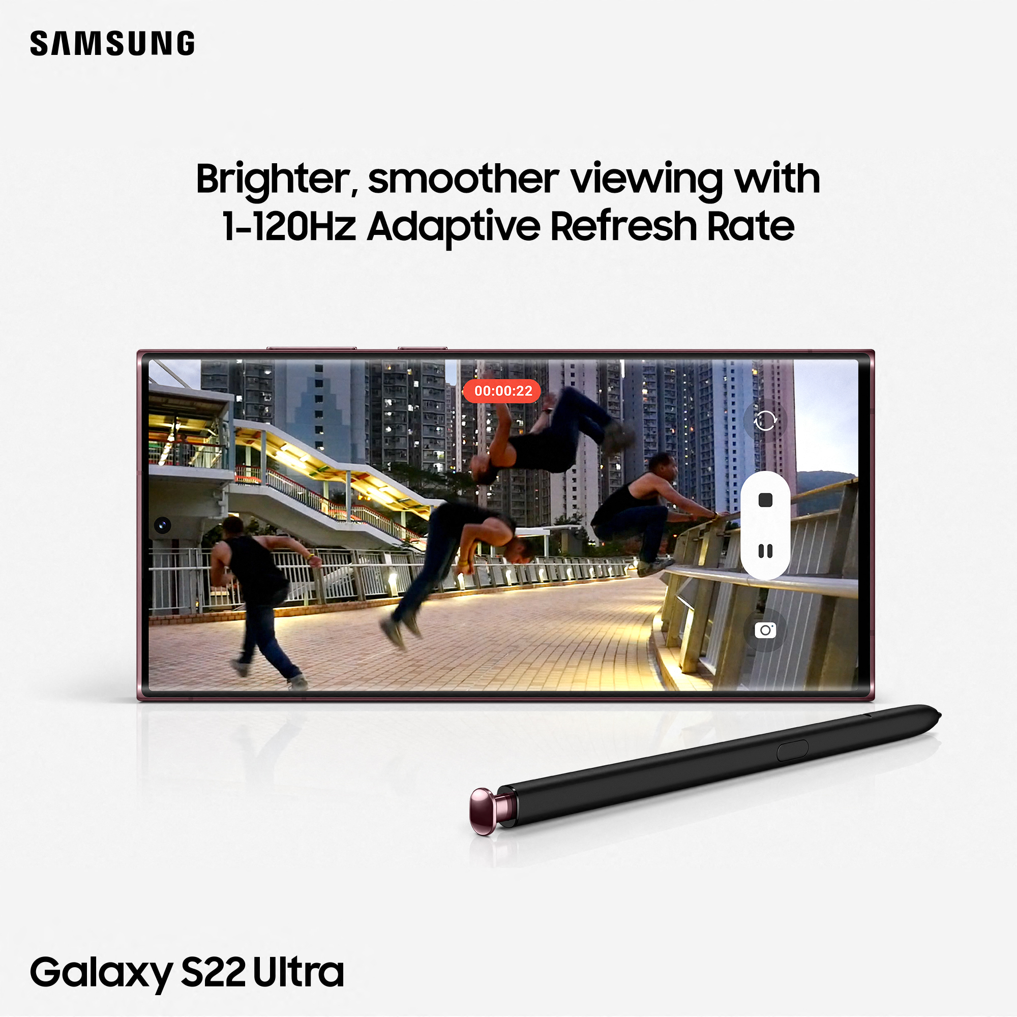 Samsung Galaxy S22 Ultra SM-S908B 17.3 cm (6.8") Dual SIM Android 12 5G USB Type-C 8 GB 128 GB 5000 mAh Burgundy - Image 7